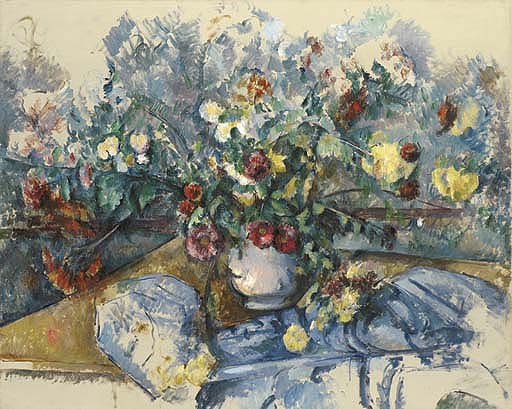 Paul Cezanne Grand bouquet de fleurs